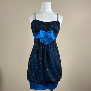 Deb 2000s Whimsigoth Glittery Dress